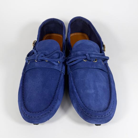 Gucci Suede Horsebit Driver Loafer - Men’s 12.5 - Picture 4 of 8